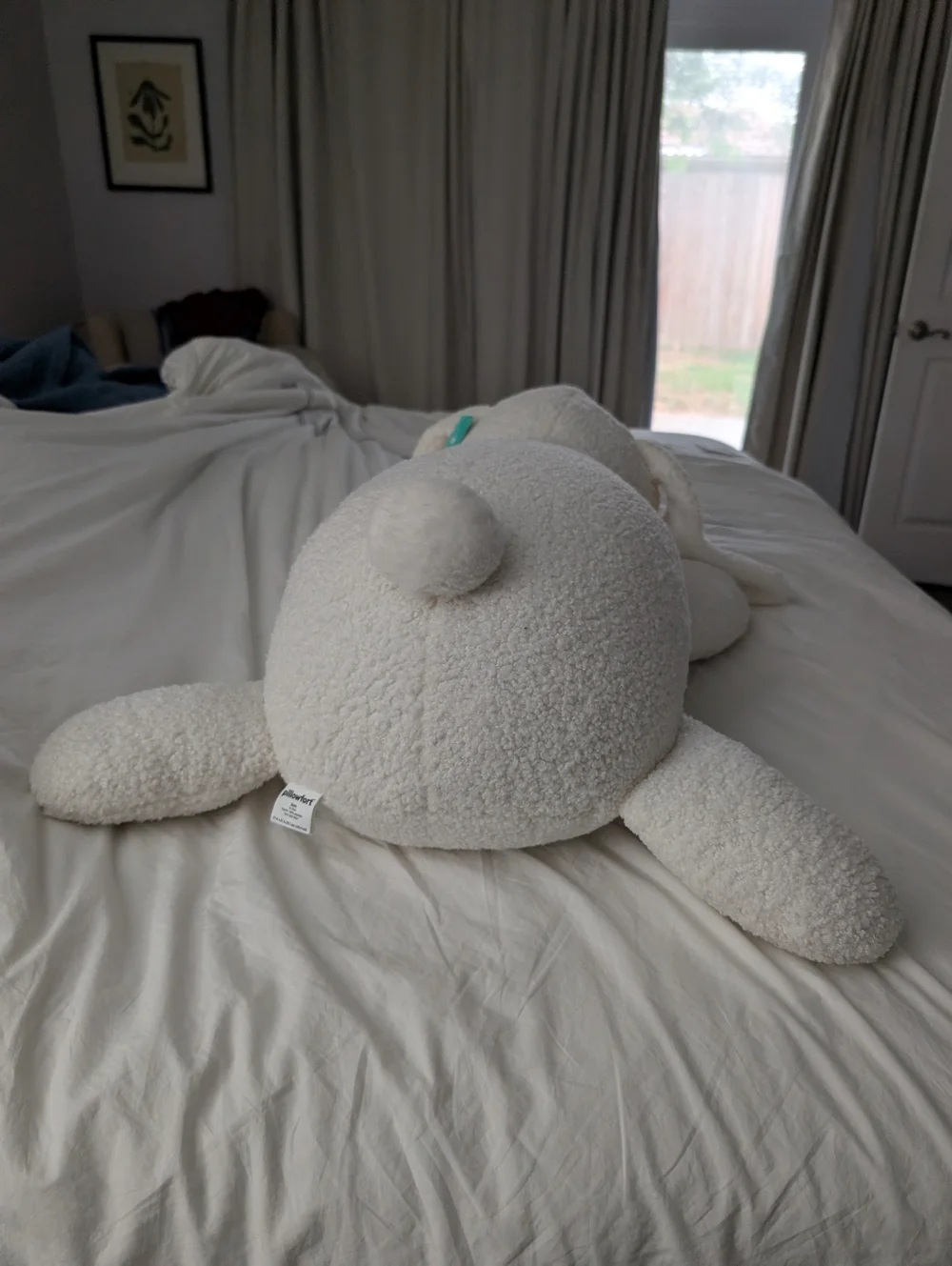 Jumbo Bunny Kids' Novelty Plush - Pillowfort White